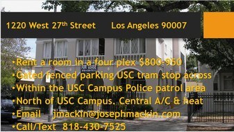 1220 W 27th St Los Angeles CA Apartments
