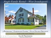3 Bedroom Single-Family Home for Rent $1595