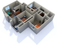 floorplan - 1 to 3 bedrooms from $960 to $1340 - Carlyle At South Mountain Apartments in Phoenix, Arizona