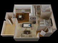 The Meadowbrook - Studio 1 Bath from $995 - Studio to 2 bedrooms from $995 to $1450 - Stoneybrook Apartments in Modesto, California