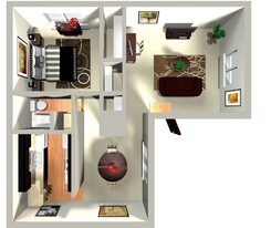 1 Bedroom Stillwater Apartments For Rent Ok Monticello Village Apartments