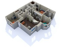 floorplan - 1 to 3 bedrooms from $960 to $1340 - Carlyle At South Mountain Apartments in Phoenix, Arizona