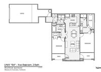 B4 - 2 Bedrooms 2 Bath from $1499 - 1 to 2 bedrooms from $369 to $1499 - Riverbrook Village - 55+ Active Senior Living Apartments in Humble, Texas