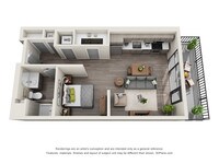 S4 - Studio 1 Bath from $2295 to $2600 - Studio to 3 bedrooms from $1785 to $4795 - Topaz Apartments in Los Angeles, California