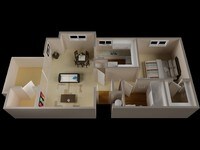 The Brookside - 1 Bedrooms 1 Bath from $1125 - Studio to 2 bedrooms from $995 to $1450 - Stoneybrook Apartments in Modesto, California