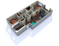 floorplan - 1 to 3 bedrooms from $960 to $1340 - Carlyle At South Mountain Apartments in Phoenix, Arizona