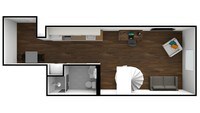 floorplan - Studio to 3 bedrooms from $579 to $1499 - Keystone Flats on Third- Now Leasing For Fall Apartments in Pittsburgh, Pennsylvania