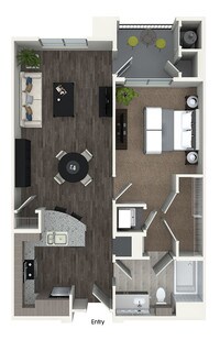 A2 - 1 Bedrooms 1 Bath from $2723 to $2903 - Studio to 2 bedrooms from $2270 to $3857 - 808 West Apartments in San Jose, California