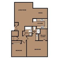 Canyon Remodeled - 2 Bedrooms 2 Bath from $1624 to $1683 - 1 to 2 Beds from $1434 to $1683 - Alvista Canyons Apartments in Riverside, California