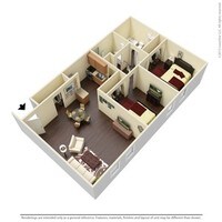 floorplan - 1 to 2 bedrooms from $649 to $959 - Wildcat Canyon Village Apartments in Tucson, Arizona