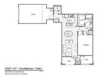 A7 - 1 Bedrooms 1 Bath from $1350 - 1 to 2 bedrooms from $369 to $1499 - Riverbrook Village - 55+ Active Senior Living Apartments in Humble, Texas
